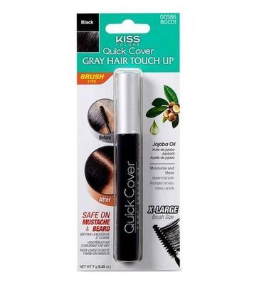 Kiss Temp Brush In Gray Cover Black