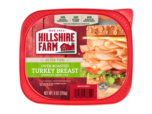 Hillshire Farm, Ultra Thin, Oven Roasted Turkey Breast, Sliced, 9 oz