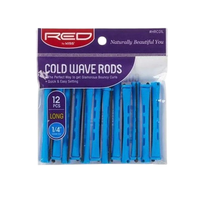 Red Kiss Cold Wave Rods  Long 1/4"