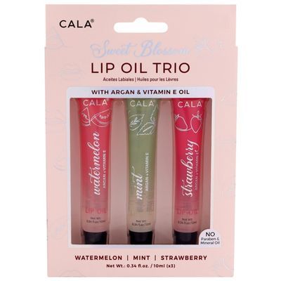 Cala Sweet Blossom Lip Oil Trio