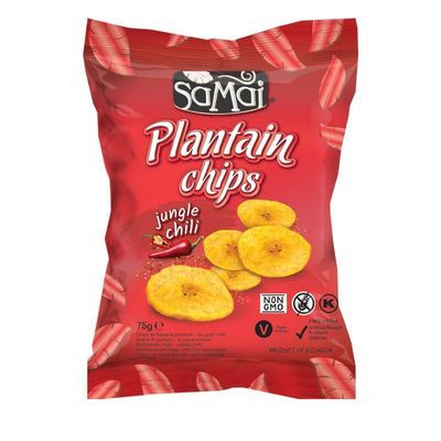 Samai Plantain Chips Jungle Chili 75g
