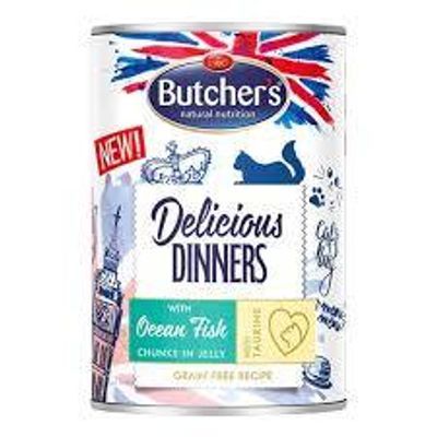 Butchers Cat Ocean Fish Chunks with Jelly