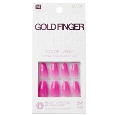 Kiss Gold Finger Wider Fit Toe Nails