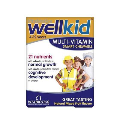 Wellkid Chewable Vitamins And Omega 30