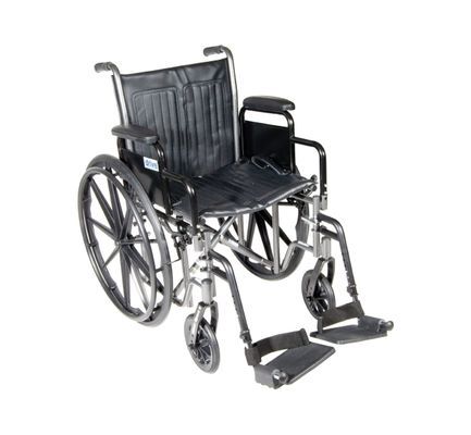 Drive Silver Sport 2 Wheel Chair  18"