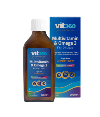 Vit360 Multivitamin & Omega 3 Liquid