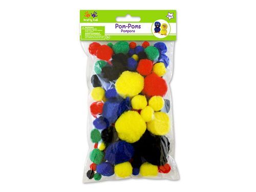 Krafty Kids Pom-poms 90pc