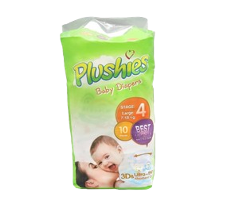 Plushies Baby Diapers Stage 4 10s