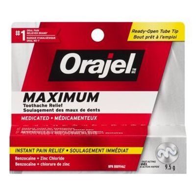 Orajel Maximum Strength Toothache Gel