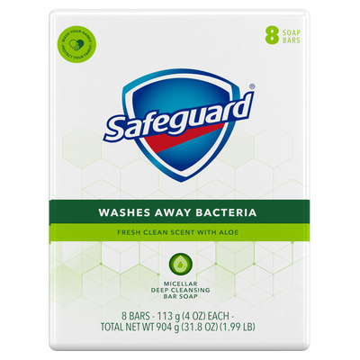Safeguard Micellar Deep Cleanising Bar Soap 8ct/4oz