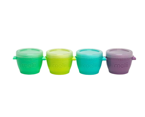 Melii Snap & Go Baby Food Containers 6pk
