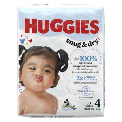 Huggies Snug & Dry Size 4 30 ct