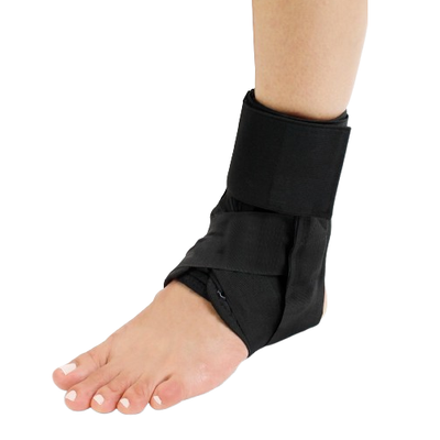 Vive Laced Ankle Brace Black Medium