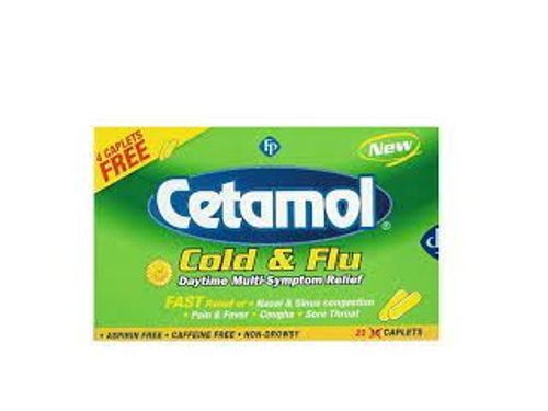 Cetamol Cold & Flu Daytime 20 Caps