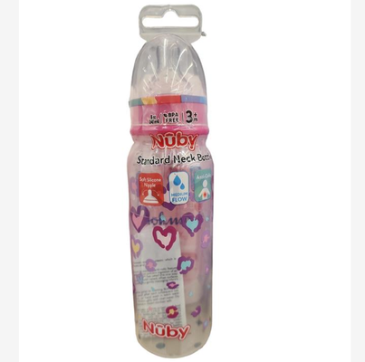 Nuby Standard Neck Bottle 8oz