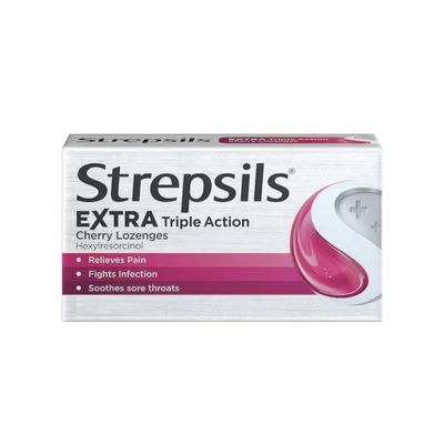Strepsils Extra Strength Cherry Lozenges