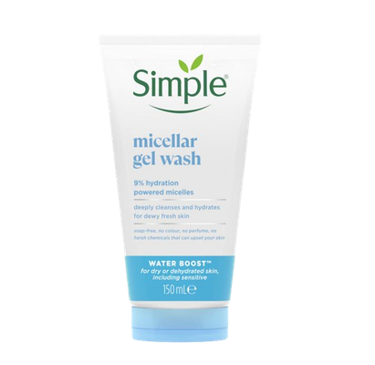 Simple Water Boost Micellar Facial Gel Wash