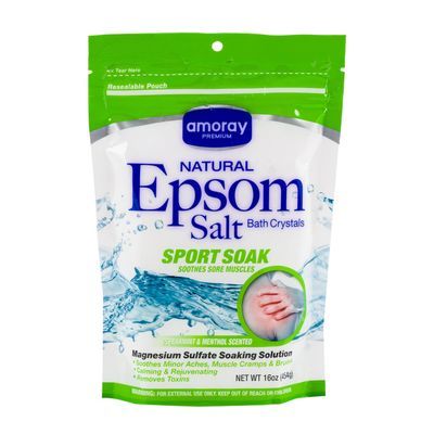 Amoray Prem Epsom Salt Bag Sport Soak 16oz