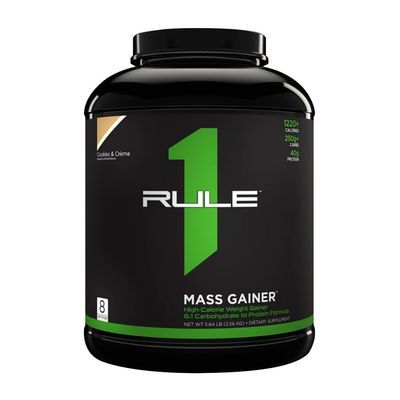 Rule 1 Mass Gainer Cookies & Cream 6lbs