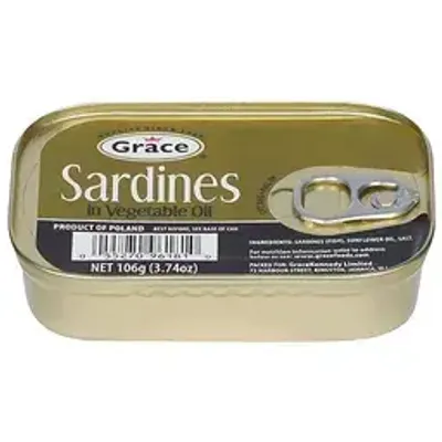 Grace Sardines In Vegetable Oil