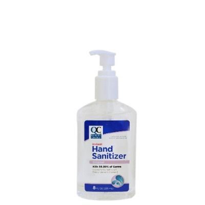 Qc Hand Sanitizer W Aloe Vera 8oz