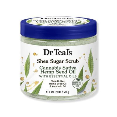 Dr Teals Shea Sugar Scrub Hemp Seed Oil