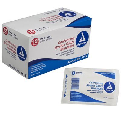 Dynarex Sterile Stretch Guaze 2" 12