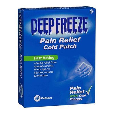 Deep Freeze Pain Relief Cold Patch 4pk