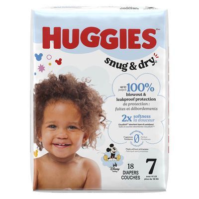 Huggies Snug & Dry Size 7 18 ct