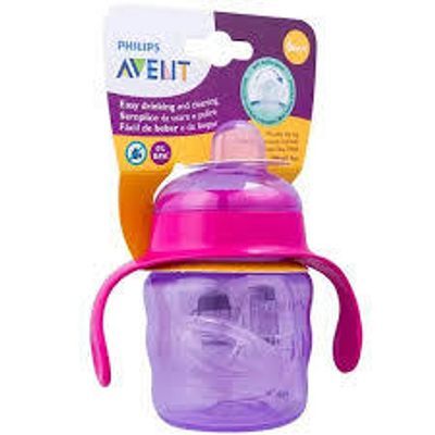 Avent My Easy Sip Cup W/nozzle & Handles Girls