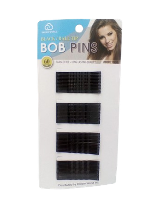Dream Bob Pins Black 60 Pcs