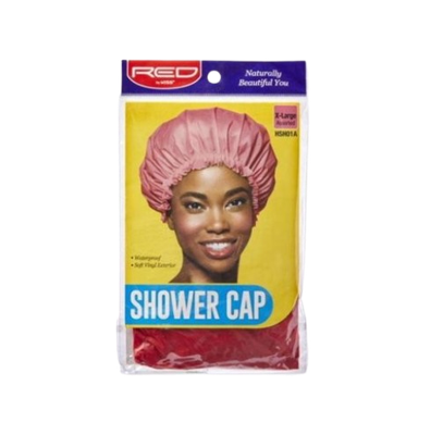 Red Kiss Shower Cap