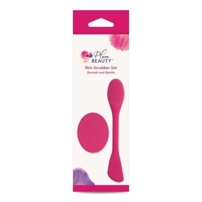 Plum Beauty Skin Scrubber Set
