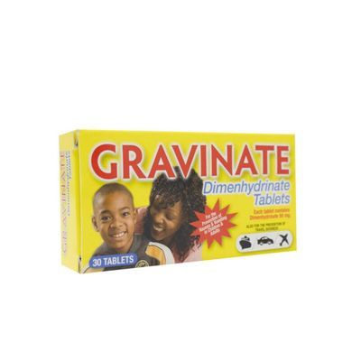 Gravinate Dimenhydrinate Tablets 30
