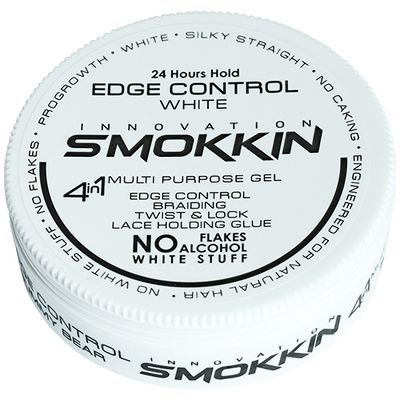 Smokkin 24 Hr Edge Control White Hair Wax