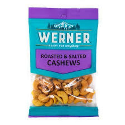 Werner Roasted & Salted Cashews 2.75oz