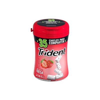 Trident Sugar Free Gum Strawberry 45.5g