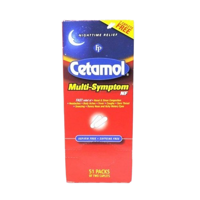 Cetamol Cold Nighttime Kids Liquid 120ml