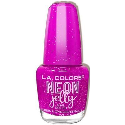 L.A. Neon Jelly Nail Polish Purple Shock