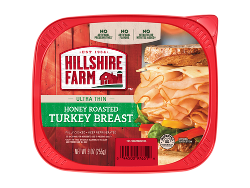 Hillshire Farm, Ultra Thin, Honey Roasted Turkey Breast, Sliced, 9 oz