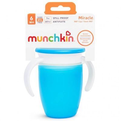 Miracle 360 Trainer Cup W/lid Blue 7oz