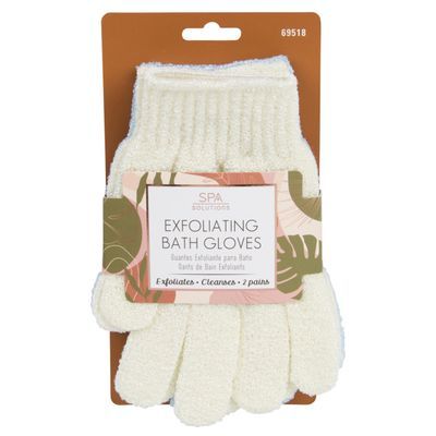 Spa Solutions Exfoliating Bath Gloves