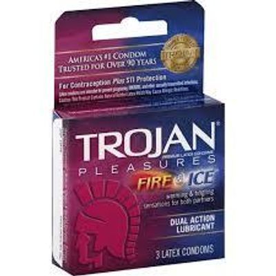 Trojan Fire & Ice Latex Condoms