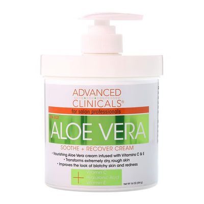 Advanced Clinicals Aloe Vera Cream 16oz