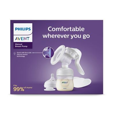 Philipsavent Manual Breat Pump W Bottle