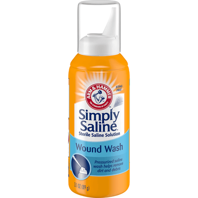 A&h Simply Saline Wound Wash 3.1oz
