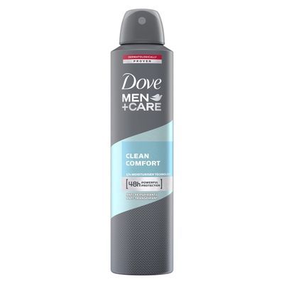 Dove Deo Mens Clean Comfort 250ml