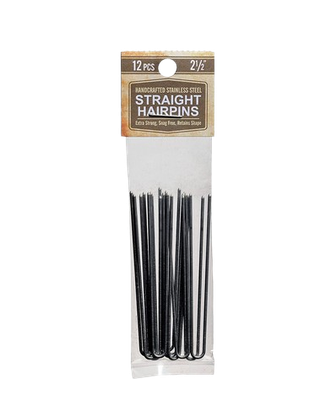 Hair Pins Black 2.5"