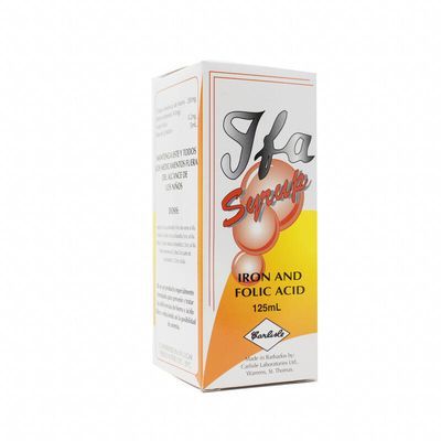 Ifa Syrup Iron And Folic Acid 125ml
