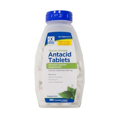 Qc Antacid Calcium Supp Pepermint 150tab